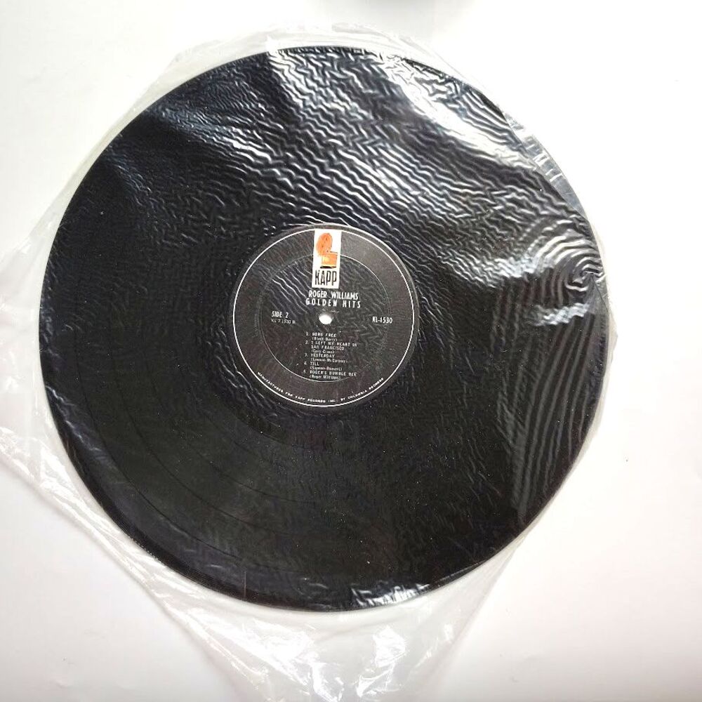 Roger Williams Golden Hits K Record Album Vinyl LP Inside Sleeve Sealed KL1530 - Picture 3 of 4